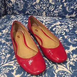 Red Patent Leather Flats